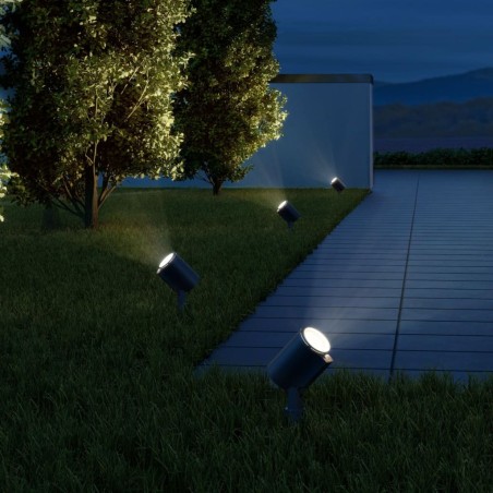 Steinel Foco de exterior con sensor Spot Garden Sensor Connect negro