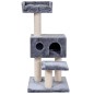 Quapas! Árbol rascador para gatos Comfort gris 56x56x124 cm Quapas! Árbol rascador para gatos Comfort gris 56x56x124 cm