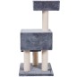 Quapas! Árbol rascador para gatos Comfort gris 56x56x124 cm Quapas! Árbol rascador para gatos Comfort gris 56x56x124 cm