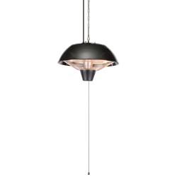 Tristar Calefactor de patio colgante KA-5273 halógeno negro 1500 W