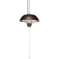Tristar Calefactor de patio colgante KA-5273 halógeno negro 1500 W Tristar Calefactor de patio colgante KA-5273 halógeno negro 1500 W