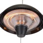 Tristar Calefactor de patio colgante KA-5273 halógeno negro 1500 W Tristar Calefactor de patio colgante KA-5273 halógeno negro 1500 W