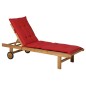 Madison Cojín para tumbona Panama rojo ladrillo 200x60 cm Madison Cojín para tumbona Panama rojo ladrillo 200x60 cm