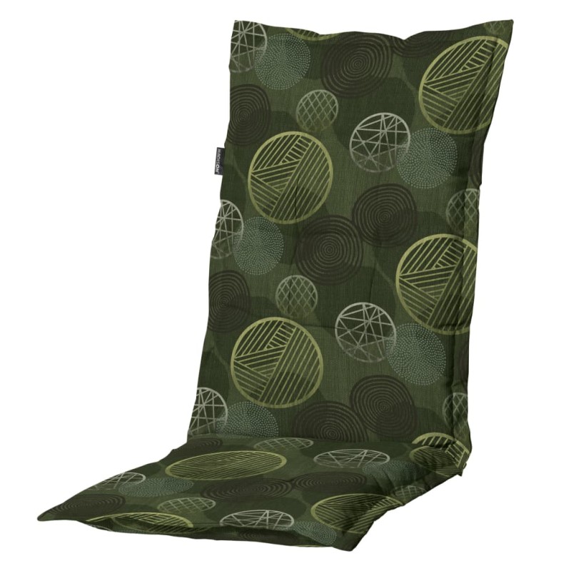 Madison Cojín para silla con respaldo alto Circle verde 123x50cm Madison Cojín para silla con respaldo alto Circle verde 123x50cm