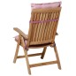 Madison Cojín de silla con respaldo alto Panama 123x50cm rosa suave Madison Cojín de silla con respaldo alto Panama 123x50cm rosa suave