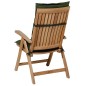 Madison Cojín de silla con respaldo alto Panama 123x50cm verde Madison Cojín de silla con respaldo alto Panama 123x50cm verde