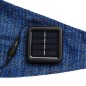 HI Toldo solar con 100 LED azul claro 3,6x3,6x3,6 m HI Toldo solar con 100 LED azul claro 3,6x3,6x3,6 m
