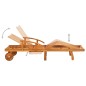 vidaXL Tumbonas con cojines 2 unidades madera maciza de acacia vidaXL Tumbonas con cojines 2 unidades madera maciza de acacia