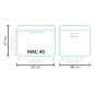 Mestic Nevera portátil de absorción MAC-40 negro 42 L Mestic Nevera portátil de absorción MAC-40 negro 42 L