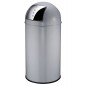 EKO Cubo de basura con tapa de empuje push 40 L gris mate EKO Cubo de basura con tapa de empuje push 40 L gris mate