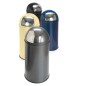 EKO Cubo de basura con tapa de empuje push 40 L gris mate EKO Cubo de basura con tapa de empuje push 40 L gris mate