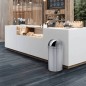 EKO Cubo de basura con tapa de empuje push 40 L gris mate EKO Cubo de basura con tapa de empuje push 40 L gris mate