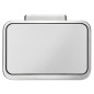 EKO Cubo de pedal E-Cube 45 L plateado mate