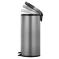 EKO Cubo de basura de pedal Serene 30 L platino EKO Cubo de basura de pedal Serene 30 L platino