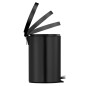 EKO Cubo de basura de pedal Classic 3 L negro EKO Cubo de basura de pedal Classic 3 L negro