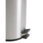 EKO Cubo de pedal Classic 30 L plateado mate EKO Cubo de pedal Classic 30 L plateado mate