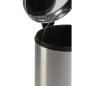 EKO Cubo de pedal Classic 30 L plateado mate EKO Cubo de pedal Classic 30 L plateado mate