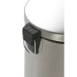 EKO Cubo de pedal Classic 30 L plateado mate EKO Cubo de pedal Classic 30 L plateado mate