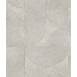 Noordwand Papel pared Vintage Deluxe Graphic Circle Look gris beige