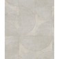 Noordwand Papel pared Vintage Deluxe Graphic Circle Look gris beige