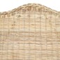 vidaXL Sofá con cojín ratán natural y lino vidaXL Sofá con cojín ratán natural y lino