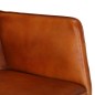 vidaXL Mecedora con taburete cuero auténtico marrón vidaXL Mecedora con taburete cuero auténtico marrón
