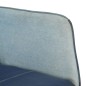 vidaXL Mecedora con reposapiés lona patchwork azul vaquero vidaXL Mecedora con reposapiés lona patchwork azul vaquero