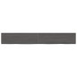 vidaXL Encimera baño madera maciza tratada gris oscuro 200x30x(2-4) cm vidaXL Encimera baño madera maciza tratada gris oscuro 200x30x(2-4) cm