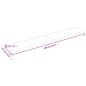 vidaXL Encimera baño madera maciza tratada gris oscuro 200x30x(2-4) cm vidaXL Encimera baño madera maciza tratada gris oscuro 200x30x(2-4) cm