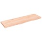 vidaXL Encimera de baño madera maciza sin tratar 100x30x(2-4) cm vidaXL Encimera de baño madera maciza sin tratar 100x30x(2-4) cm