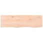 vidaXL Encimera de baño madera maciza sin tratar 100x30x(2-4) cm vidaXL Encimera de baño madera maciza sin tratar 100x30x(2-4) cm