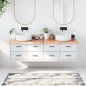 vidaXL Encimera baño madera maciza tratada marrón claro 180x60x(2-6)cm vidaXL Encimera baño madera maciza tratada marrón claro 180x60x(2-6)cm