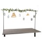 Esschert Design Barra decorativa para mesa con abrazadera negro Esschert Design Barra decorativa para mesa con abrazadera negro