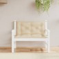 vidaXL Cojines de banco de jardín 2 uds tela Oxford beige 100x50x7 cm vidaXL Cojines de banco de jardín 2 uds tela Oxford beige 100x50x7 cm
