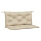 vidaXL Cojines de banco de jardín 2 uds tela Oxford beige 100x50x7 cm vidaXL Cojines de banco de jardín 2 uds tela Oxford beige 100x50x7 cm