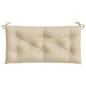 vidaXL Cojines de banco de jardín 2 uds tela Oxford beige 100x50x7 cm vidaXL Cojines de banco de jardín 2 uds tela Oxford beige 100x50x7 cm
