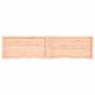 vidaXL Encimera de baño madera maciza sin tratar 220x50x(2-4) cm vidaXL Encimera de baño madera maciza sin tratar 220x50x(2-4) cm