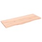 vidaXL Encimera de baño madera maciza sin tratar 100x40x2 cm vidaXL Encimera de baño madera maciza sin tratar 100x40x2 cm