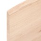 vidaXL Encimera de baño madera maciza sin tratar 100x40x2 cm vidaXL Encimera de baño madera maciza sin tratar 100x40x2 cm