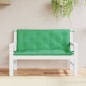 vidaXL Cojines de banco de jardín 2 uds tela Oxford verde 120x50x7 cm vidaXL Cojines de banco de jardín 2 uds tela Oxford verde 120x50x7 cm