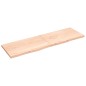 vidaXL Encimera de baño madera maciza sin tratar 200x60x(2-4) cm vidaXL Encimera de baño madera maciza sin tratar 200x60x(2-4) cm