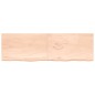 vidaXL Encimera de baño madera maciza sin tratar 200x60x(2-4) cm vidaXL Encimera de baño madera maciza sin tratar 200x60x(2-4) cm
