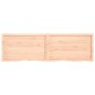vidaXL Encimera de baño madera maciza sin tratar 200x60x(2-4) cm vidaXL Encimera de baño madera maciza sin tratar 200x60x(2-4) cm