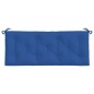 vidaXL Cojines de banco de jardín 2 uds tela Oxford azul 120x50x7 cm