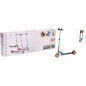 XQ Max Patinete plegable con freno de pie azul y naranja XQ Max Patinete plegable con freno de pie azul y naranja