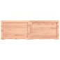 vidaXL Encimera baño madera maciza tratada marrón claro 120x40x(2-6)cm vidaXL Encimera baño madera maciza tratada marrón claro 120x40x(2-6)cm