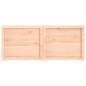 vidaXL Encimera de baño madera maciza sin tratar 120x50x(2-4) cm vidaXL Encimera de baño madera maciza sin tratar 120x50x(2-4) cm