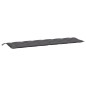 vidaXL Cojines de banco de jardín 2 uds antracita 200x50x7 cm vidaXL Cojines de banco de jardín 2 uds antracita 200x50x7 cm