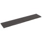 vidaXL Encimera baño madera maciza tratada gris oscuro 200x40x(2-4) cm vidaXL Encimera baño madera maciza tratada gris oscuro 200x40x(2-4) cm