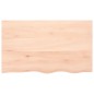 vidaXL Encimera de baño madera maciza sin tratar 100x60x(2-4) cm vidaXL Encimera de baño madera maciza sin tratar 100x60x(2-4) cm